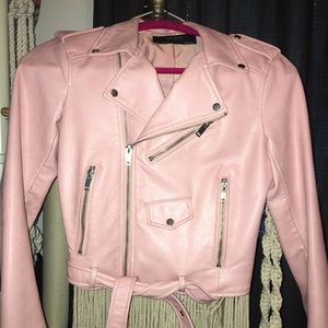 Baby pink motar jacket